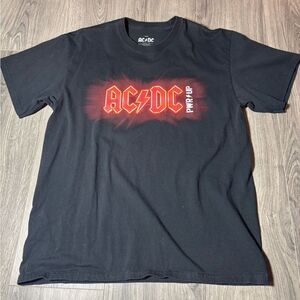 AC/DC Men’s Black Graphic Tee Shirt Size Large EPC